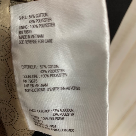 Michael Kors Black Trench Raincoat Hood Belt XS - Picture 7 of 8